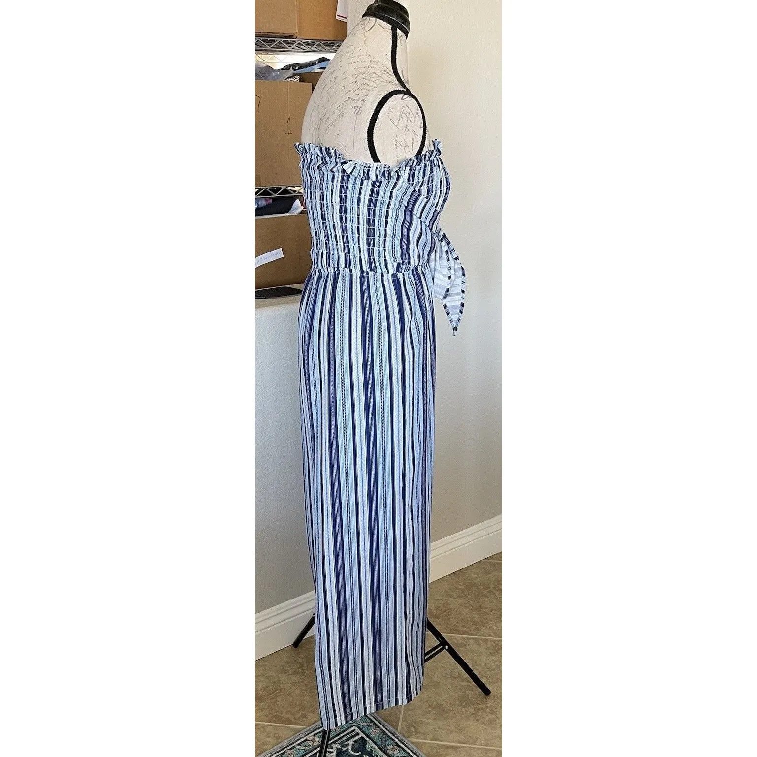 Sunday Up Womens Jumpsuit Medium Bohemian Beach Coastal Cowgirl Y2k 90's Preppy - Image 9