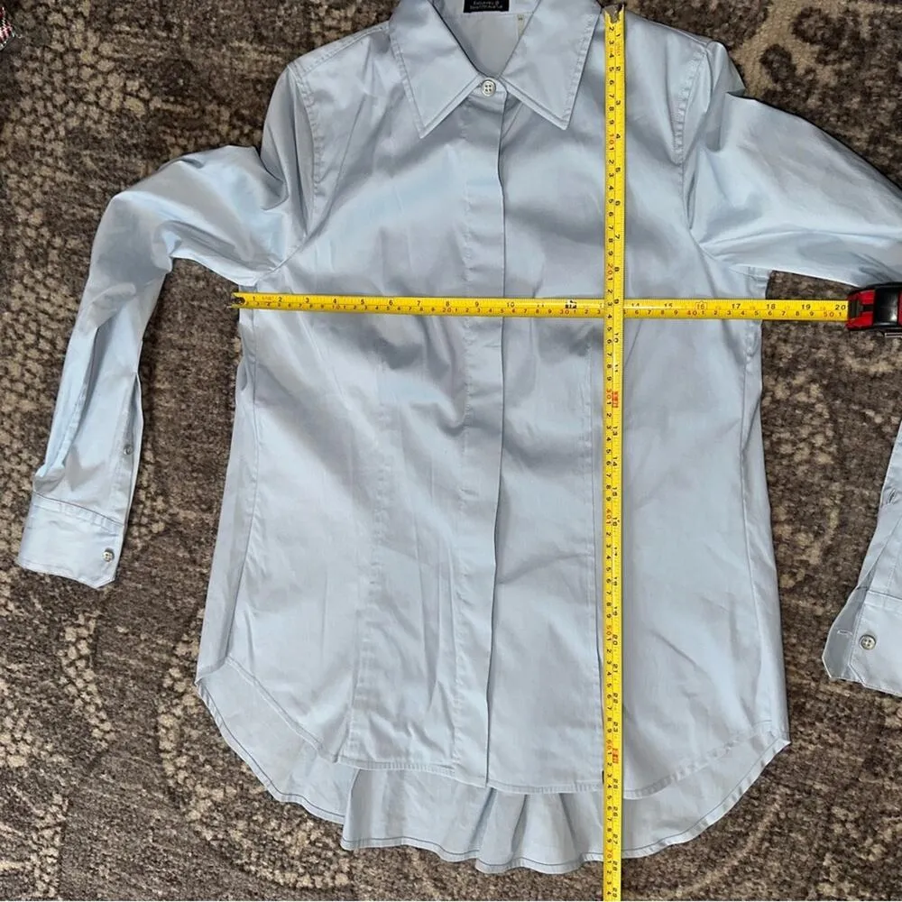 9|15 for Saks Fifth Avenue Women’s Size XS Light Blue Button Down Shirt - Image 7