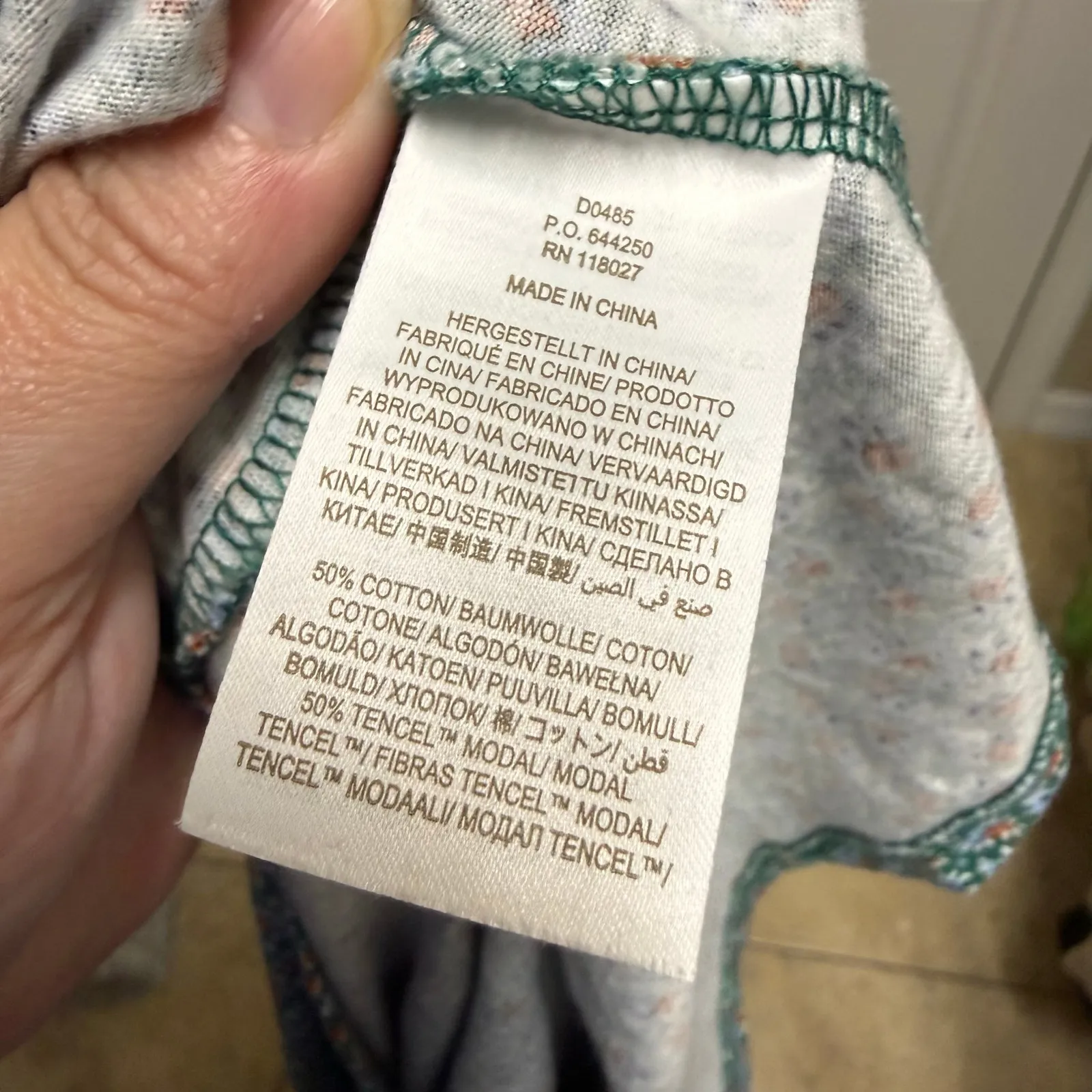 Boden Womens Emma Tiered Jersey Midi Dress Bottle Green‎ Bloom Bud 14 R Green Size 12 - Image 6