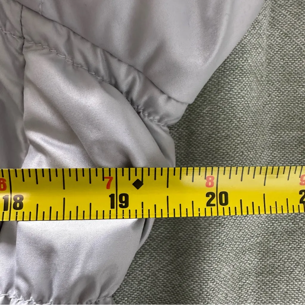 Athleta Women’s Dobby Goose Down Gray Puffer Jacket Size S - Image 7