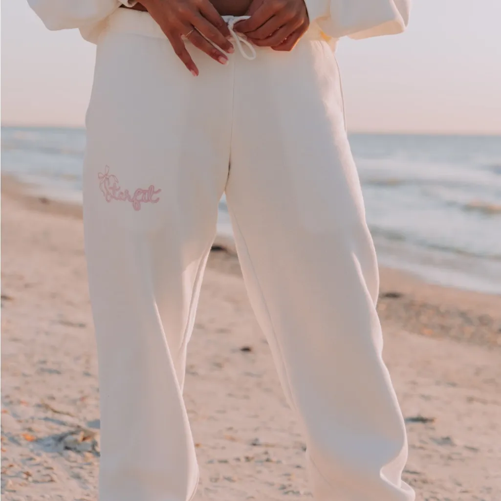 White Starfit Sydney Sweatpants - Image 2