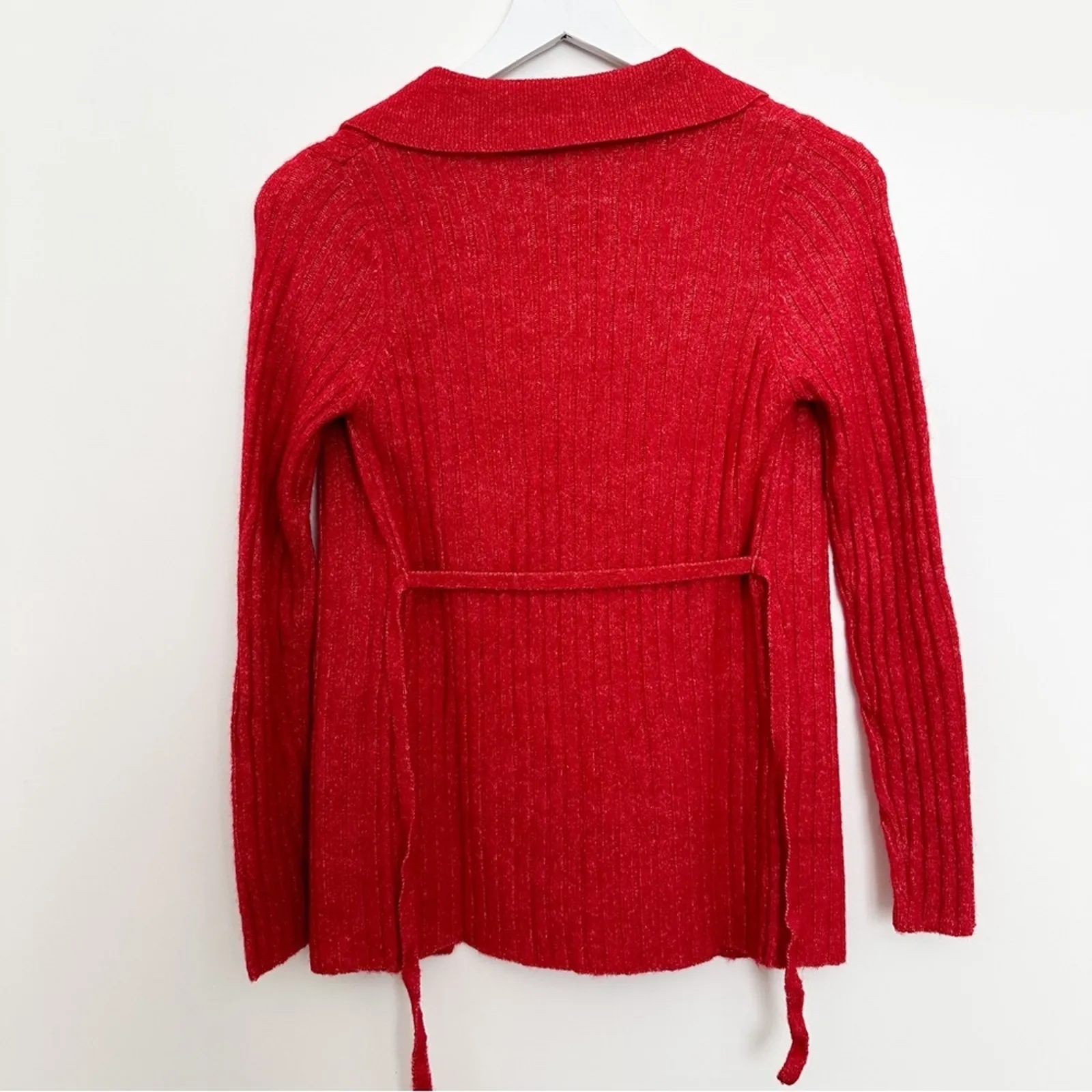 ASOS Design Collared Red Cardigan - Image 3