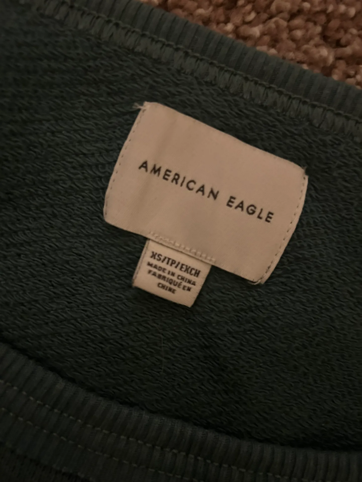 American Eagle Outfitters Oversized Crewneck Cropped - Image 2