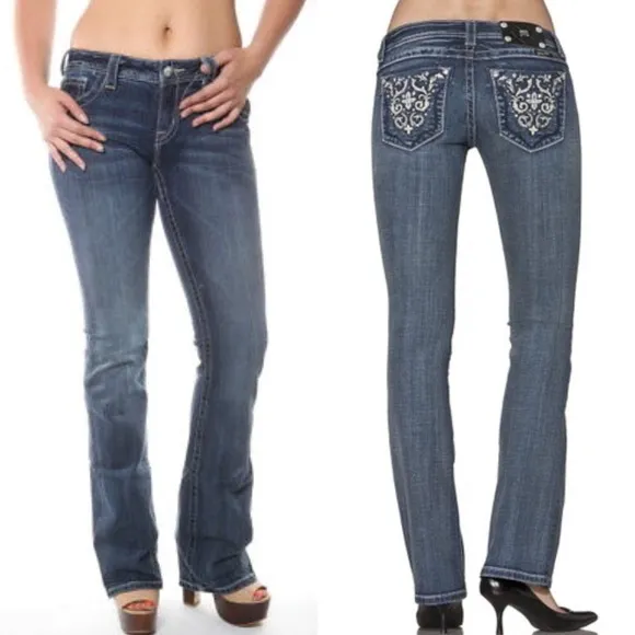 Miss me Versallies Leather Patch Boot Cut - Image 6