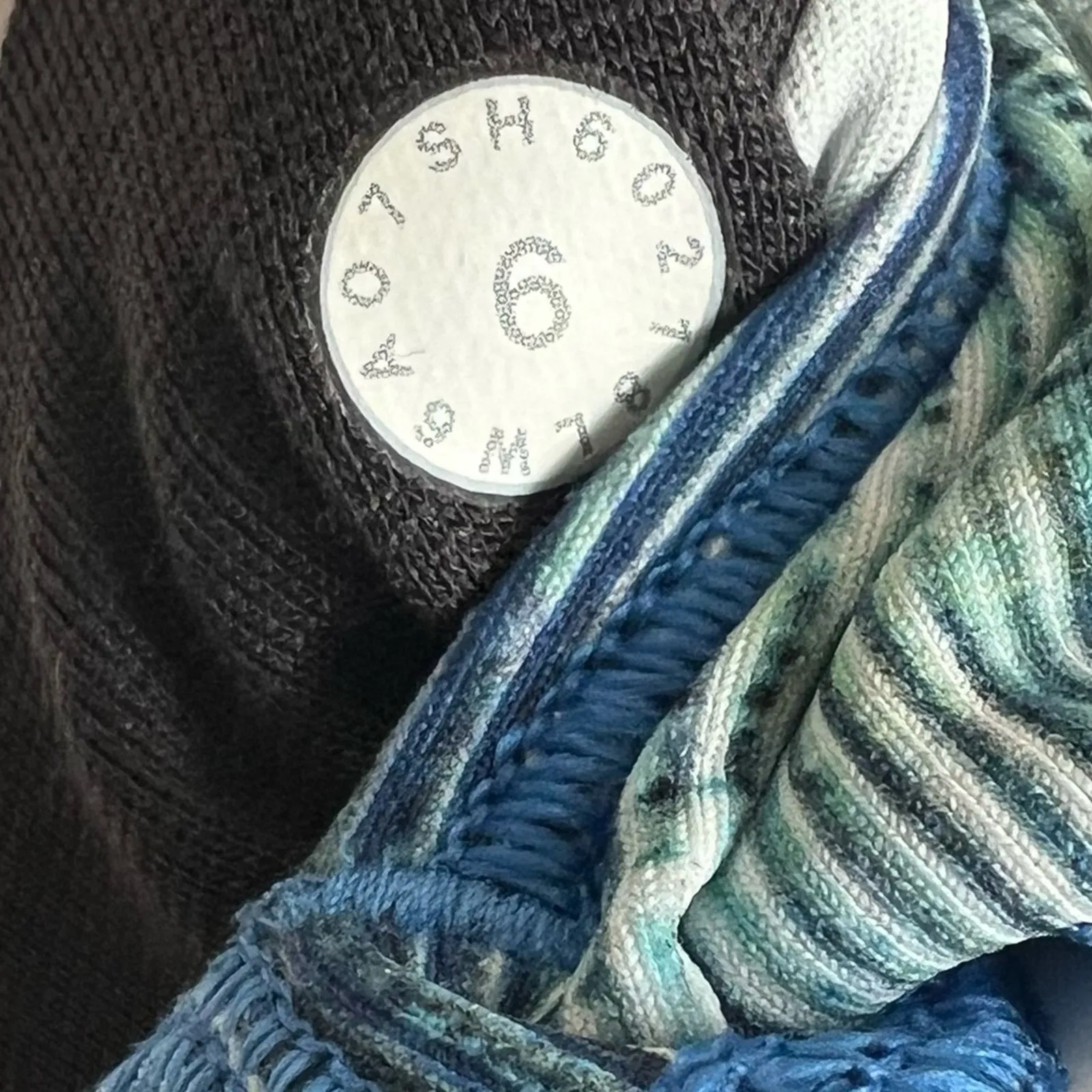 Lululemon Wunder Under Crop Leggings Womens 6 Hi Rise 21” Sun Dazed Multi Blue - Image 5