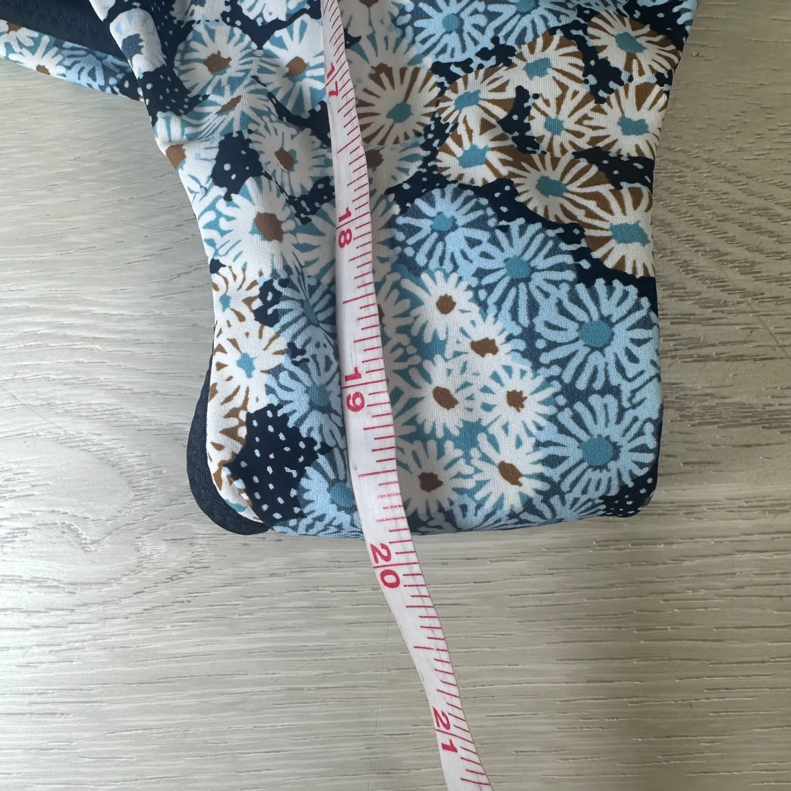 Reiss Megan printed cut out swimsuit baiting suit navy floral one piece size 10 - Image 7