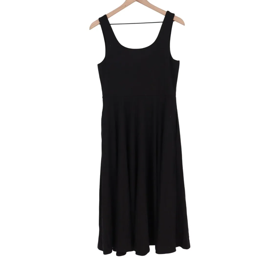 American Giant Black Tank Midi Dress Size L Made in USA Size L - Image 5