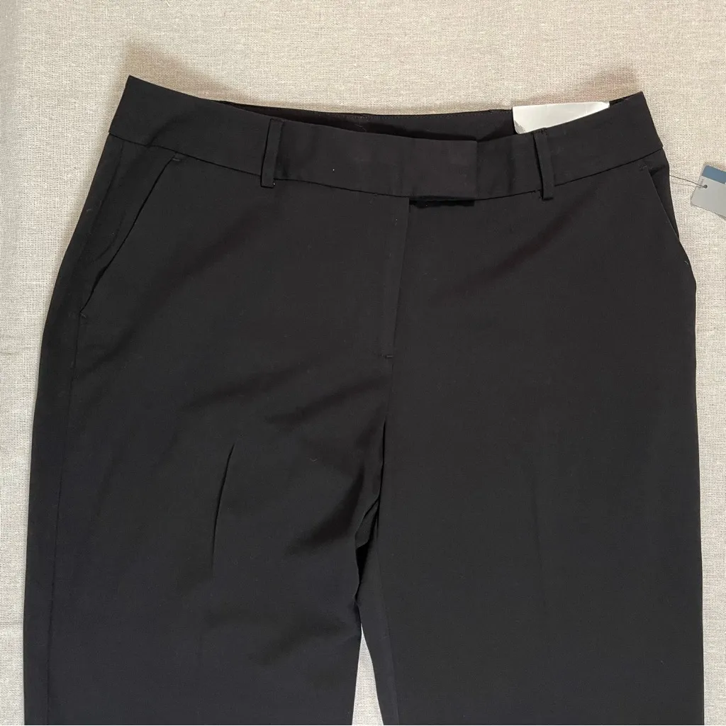 Worthington | NWT Petite Black Modern Fit Trouser Leg Dress Pants | 10P - Image 3