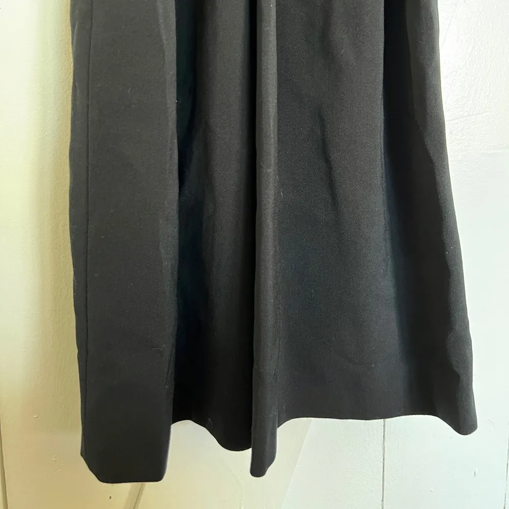 LK Bennett Black Twist Front Sleeveless Dress with Gold Chain Belt Size 6 - Image 6