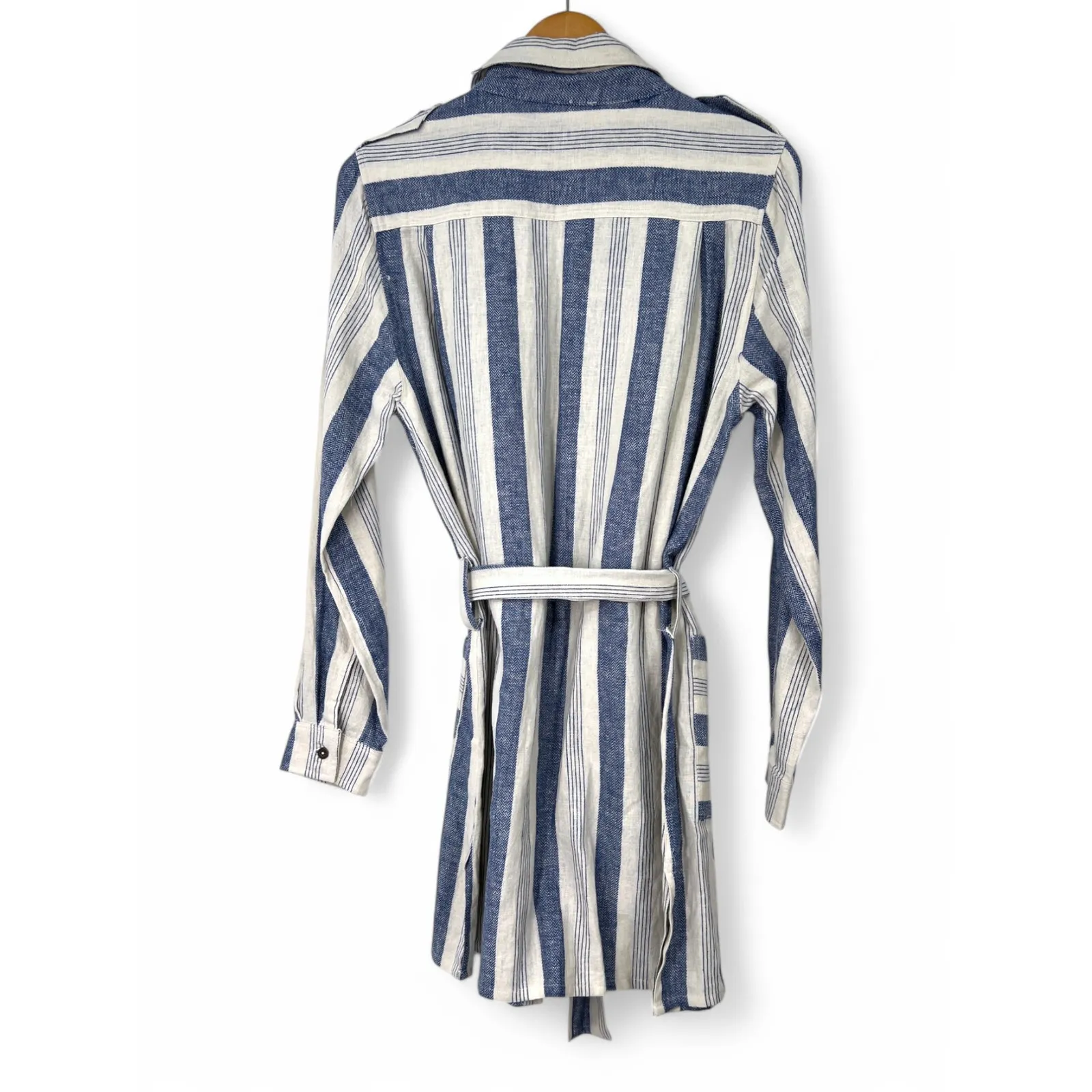 Jen's Pirate Booty | NWT | Size P/S | Isla Linen Nautical Stripe Jacket Dress - Image 5