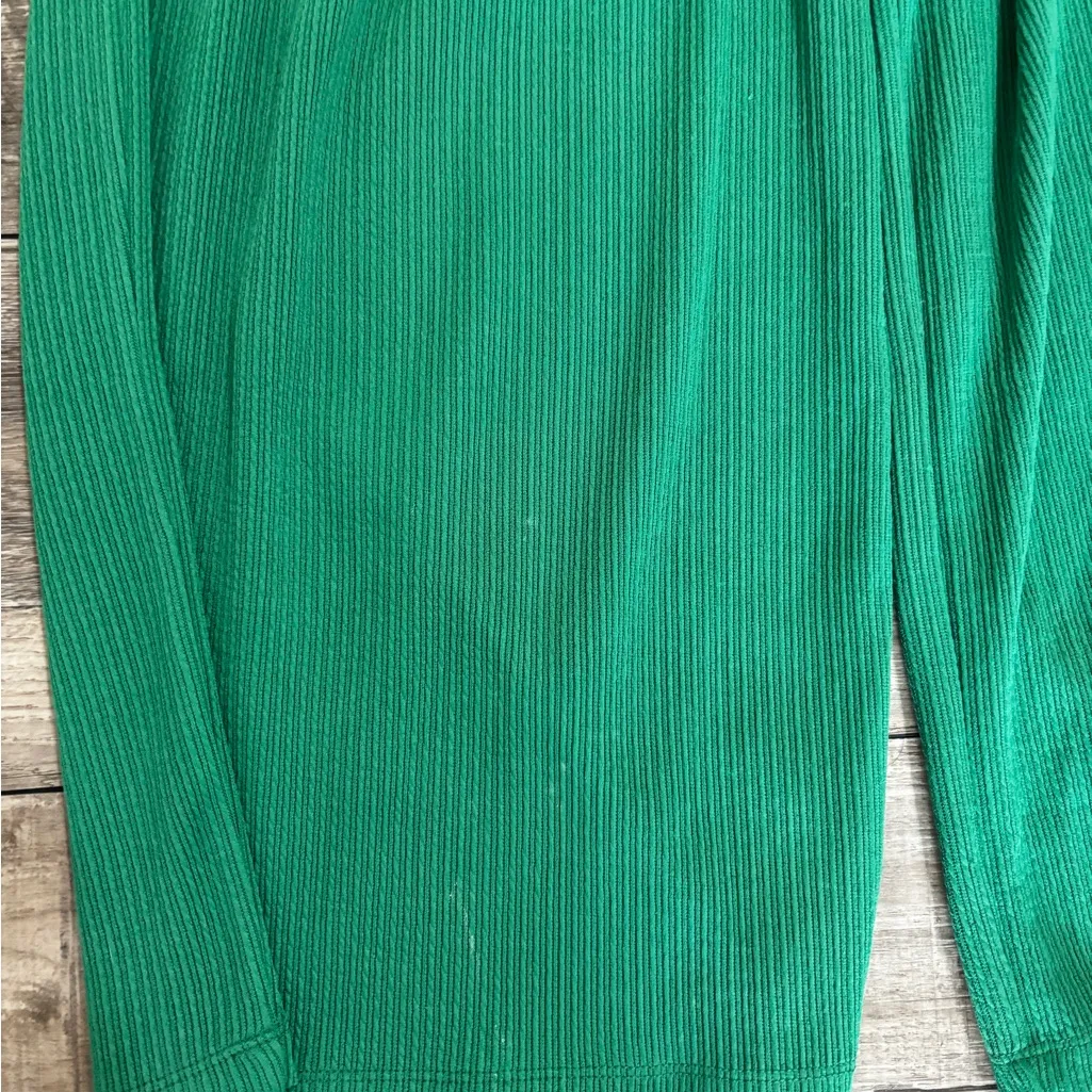 Dear Scarlett Green Ribbed Oversized Small Two - Image 5
