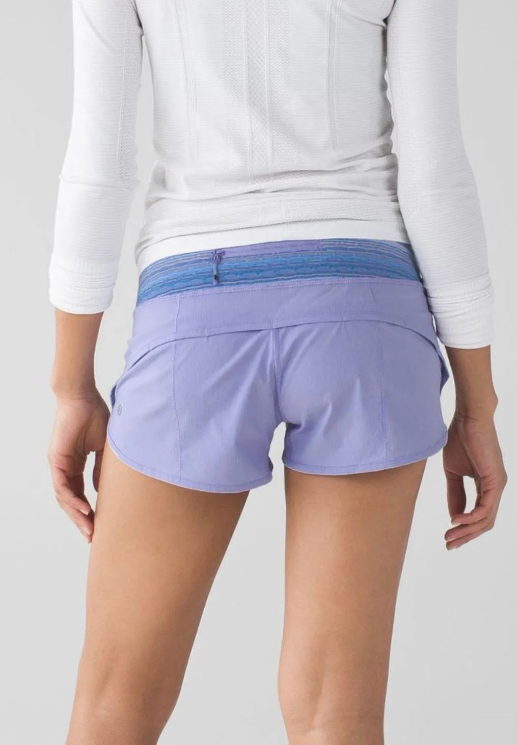 Speed Short *4-way Stretch Lilac / Wave Twist Lilac Caspian Blue - Image 7