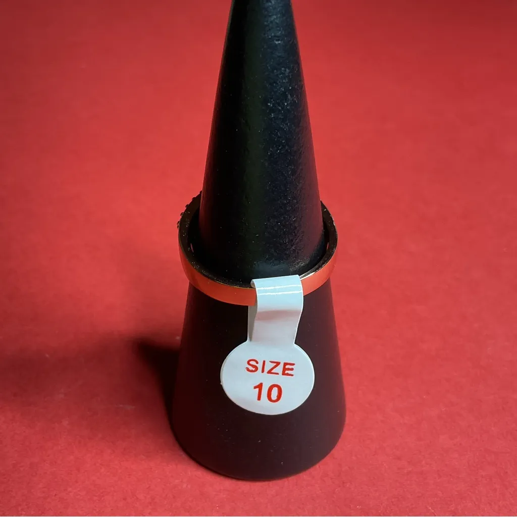 Bomb Party RBP8624 “Look Again” Lab Created Corundum on Rose Gold Sz 10 Ring NWT - Image 3