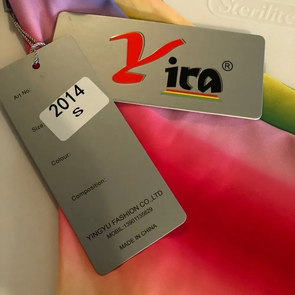 Yira Rainbow Bikini Bottom‎ nwt Yellow - Image 3