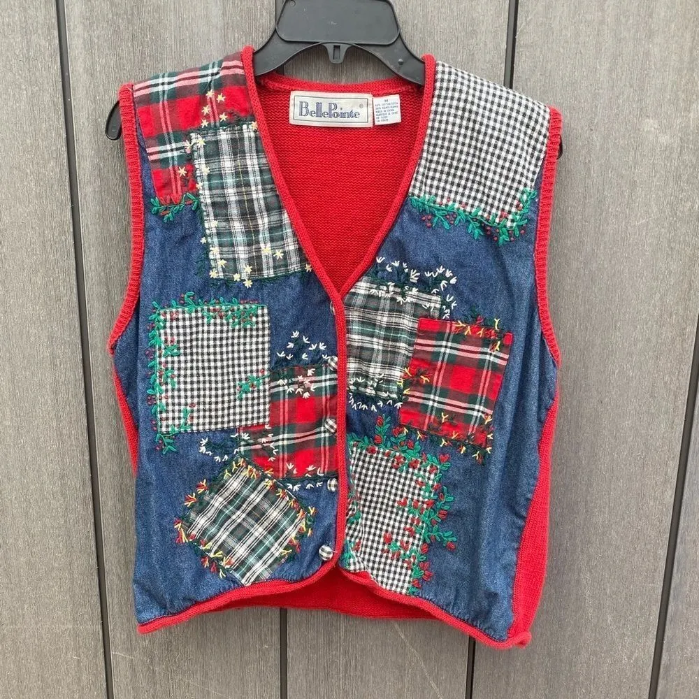 Vintage BellePointe Sweater Vest Size M - Image 7