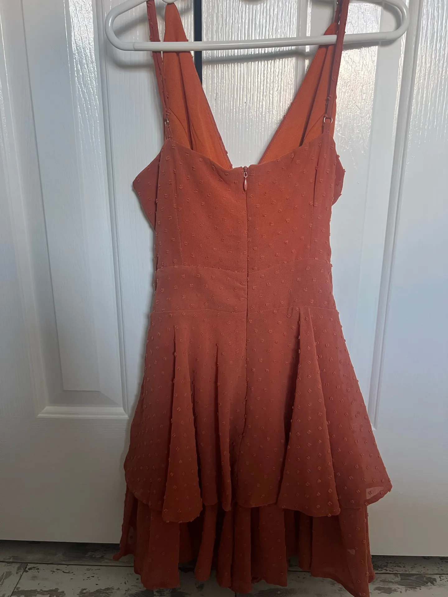 Entro Orange Tie Waist Romper - Image 4