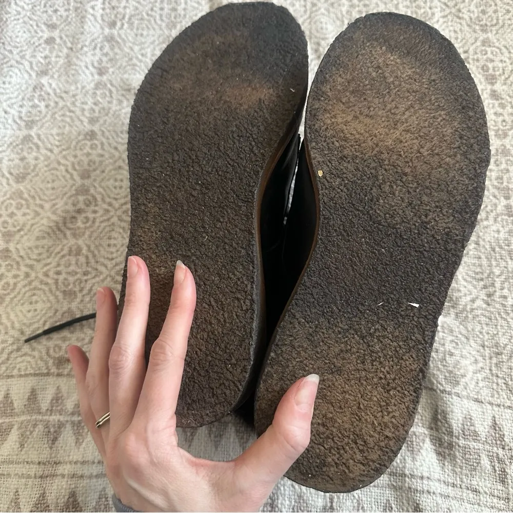 Botkier Black Leather Winter Lace Up Boote - Image 7