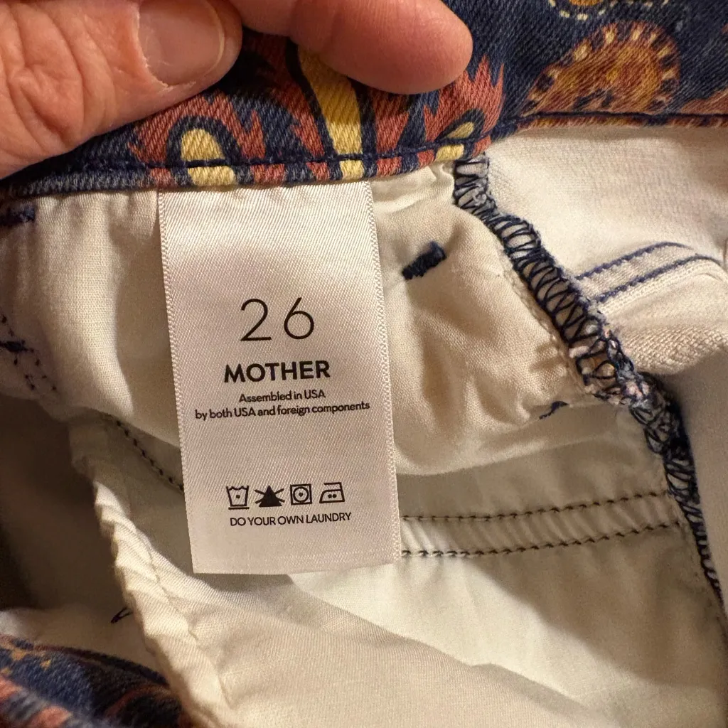 Mother Hustler Flood Jeans in Henna Happiness - Image 8