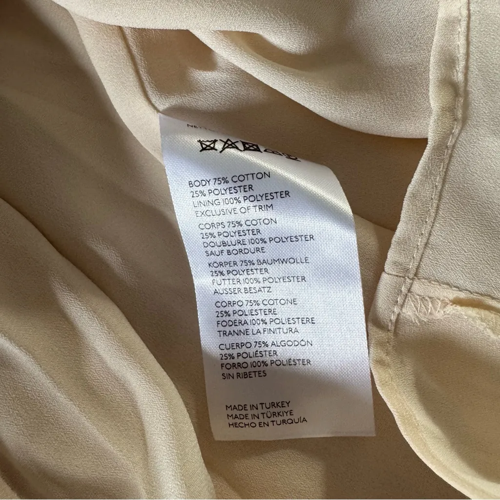 By Anthropologie Lace Basque-Waist Mini Dress NWT,  size 8 - Image 10