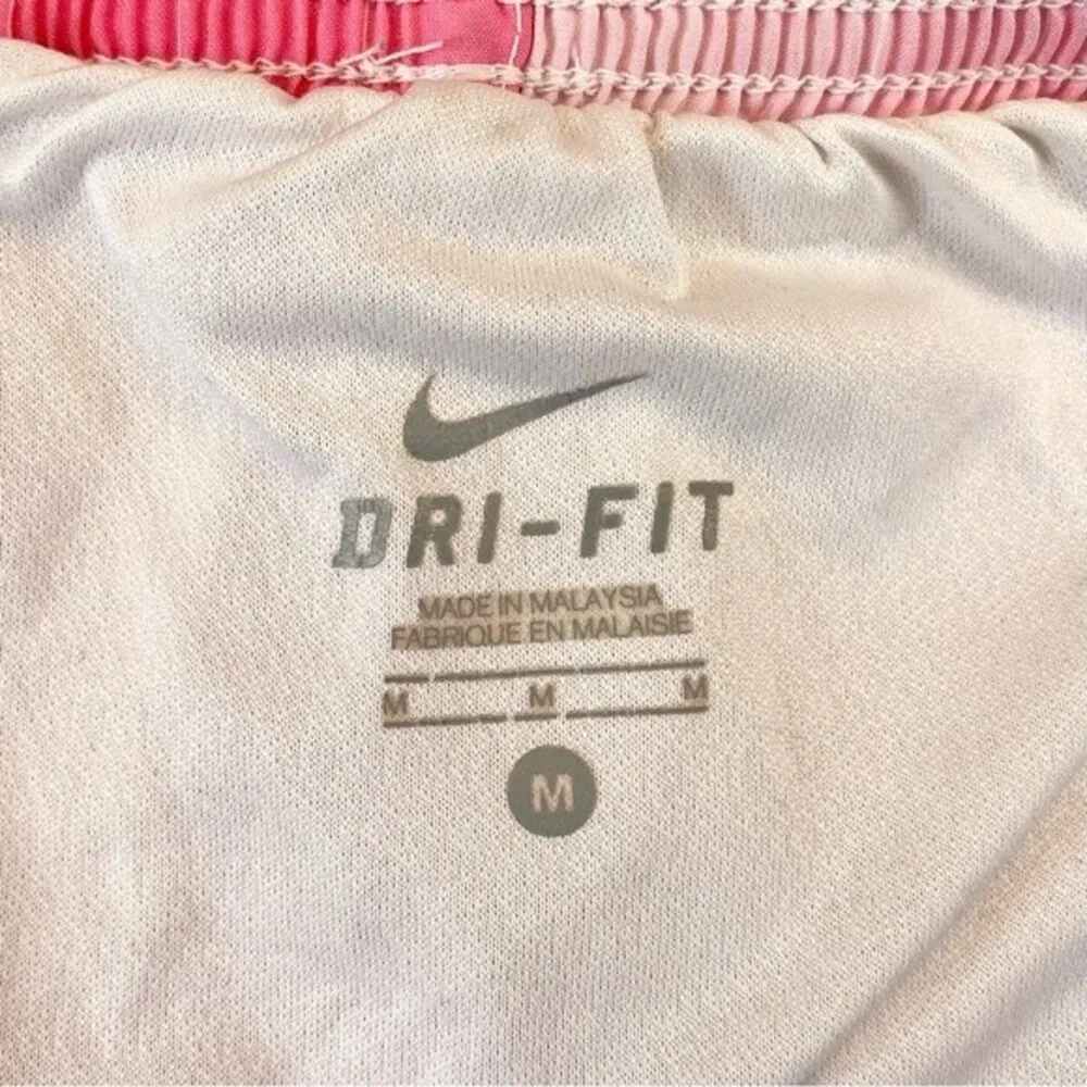 Nike Dri Fit Running Shorts Medium Pink Purple Quick Dry Performance Barbie - Image 4