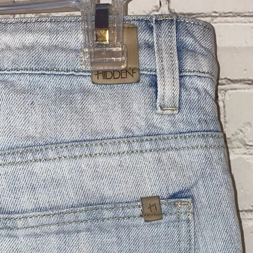 Hidden Jeans Distressed Raw Hem Denim Jeans - Image 4