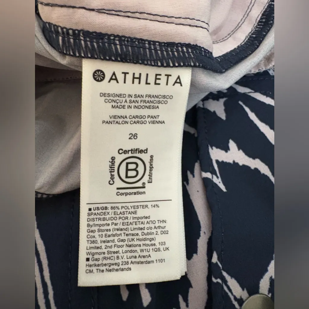 Athleta NWT  Vienna‎ Cargo Pant Size 26 - Image 9