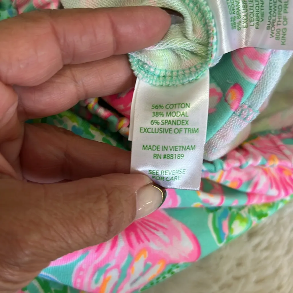 Lilly Pulitzer Jace Strapless Romper Surf Blue So Shellegant - Image 7