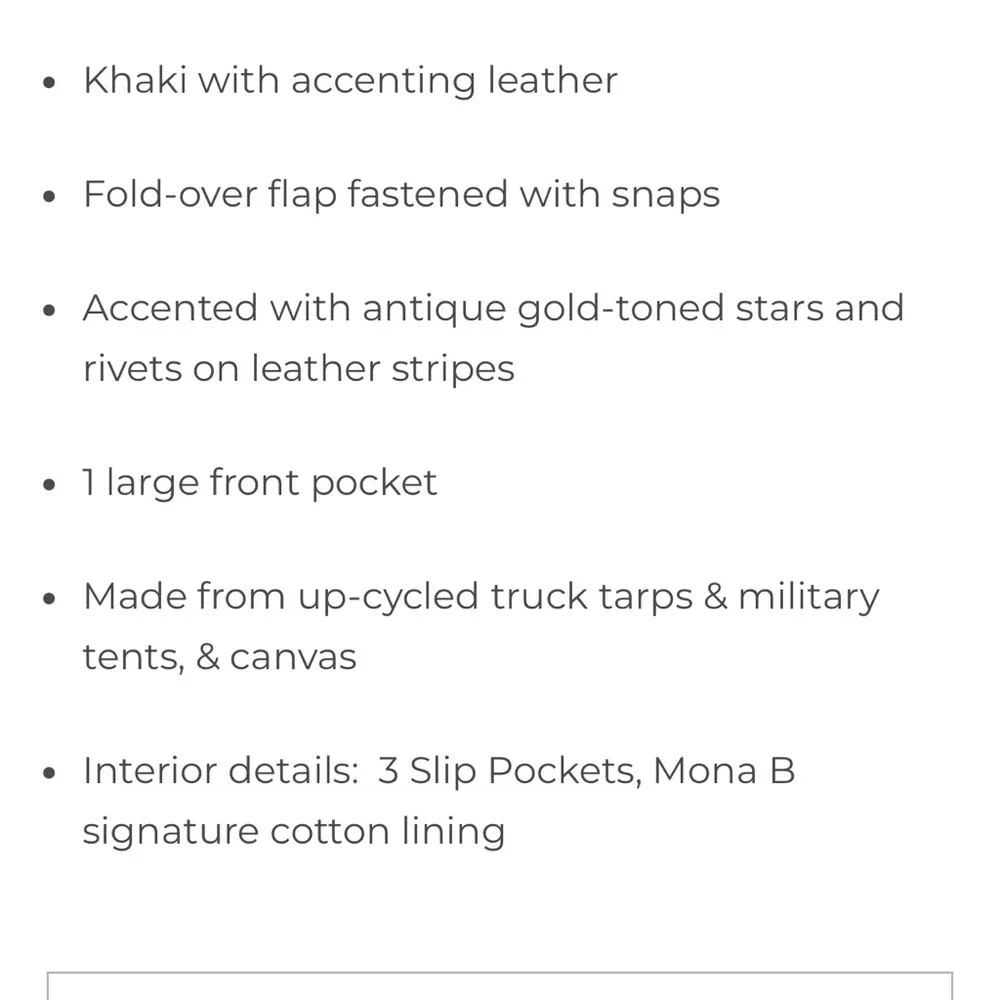 Mona B bag, this purse has an adjustable strap, and beautiful hardware. EUC! - Image 7