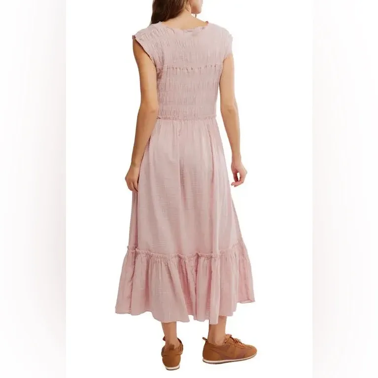 FREE PEOPLE  Desert Dazed Sleeveless Dress - Pale Mauve, Size Small, $168 - Image 2