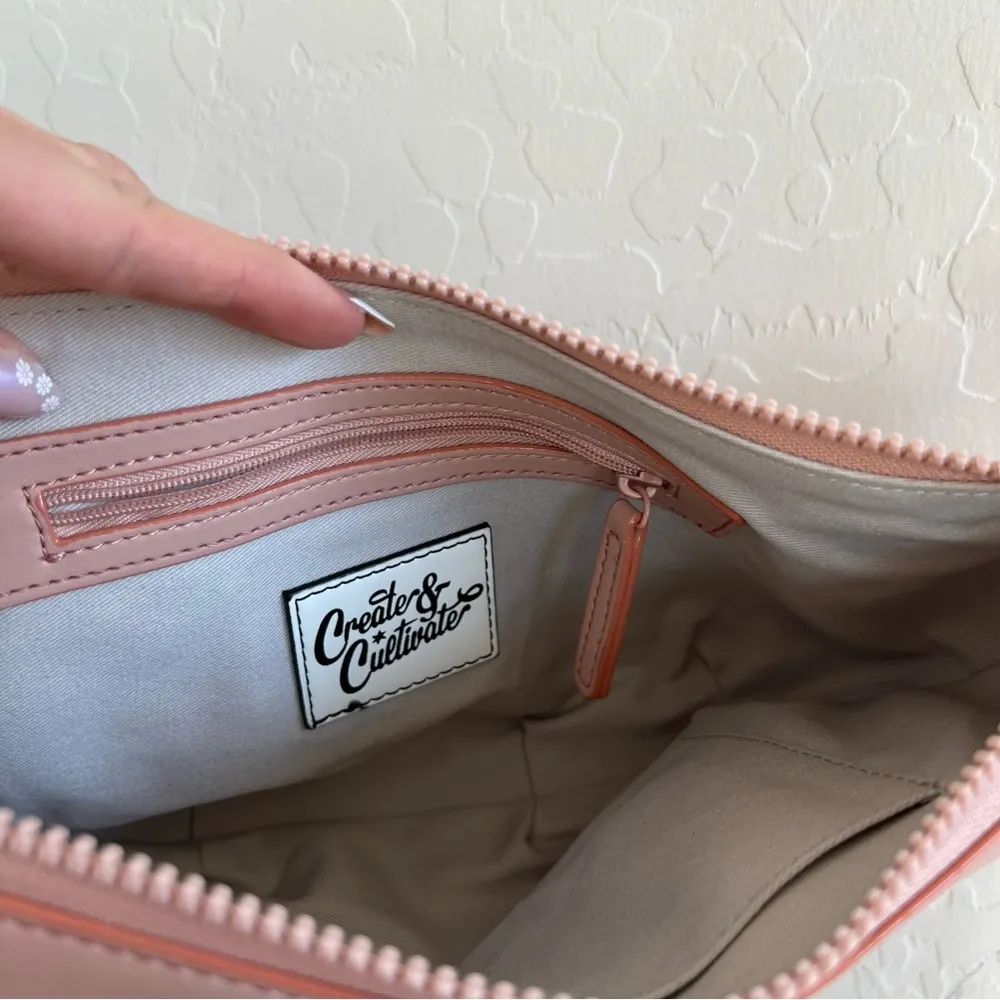 Create & Cultivate Adjustable Sling Shoulder Bag Purse NEW Pink - Image 6