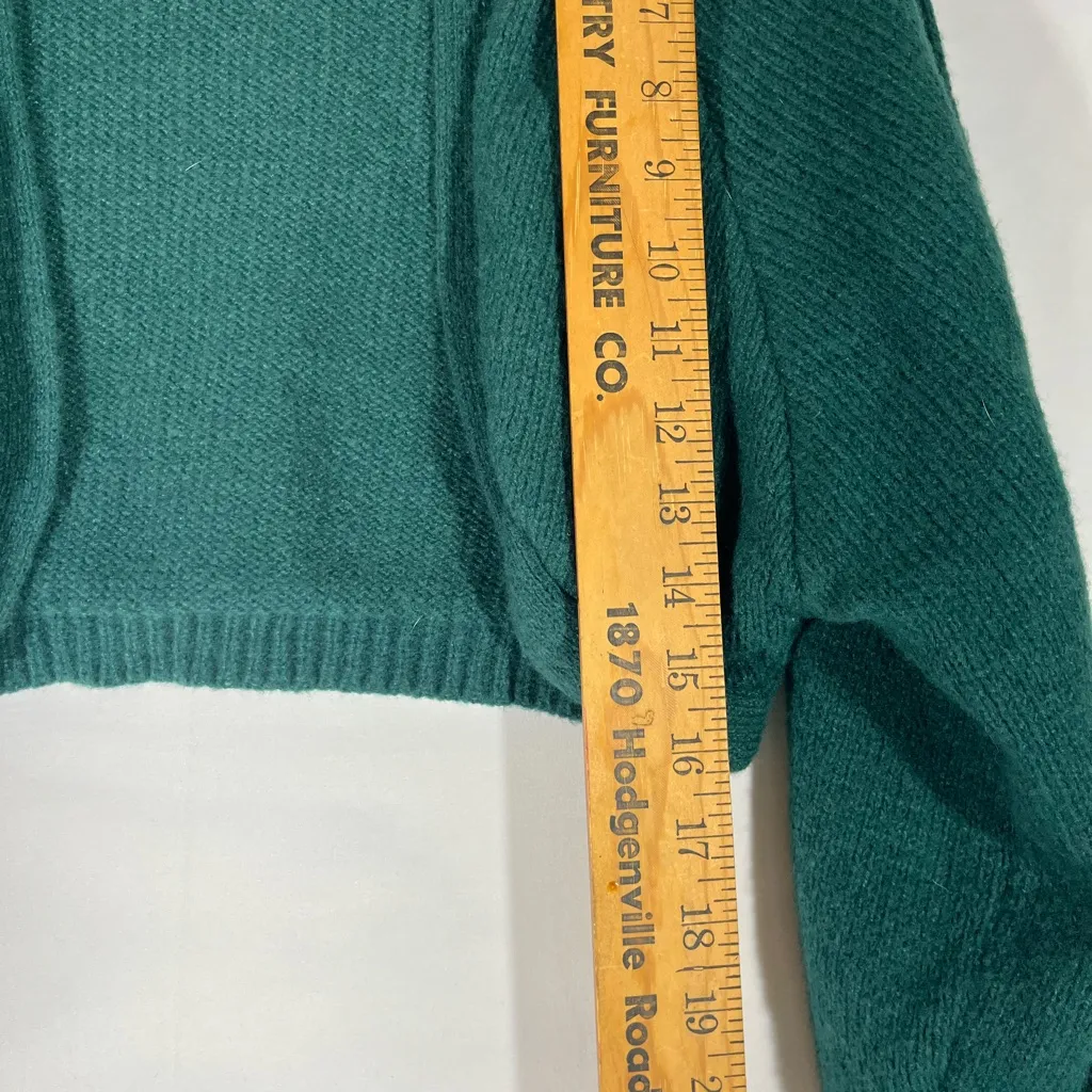 ALTAR’D STATE SWEATER SHRUG CARDIGAN OPEN FRONT‎ SUPER SOFT XS GREEN PREOWN A76 - Image 7