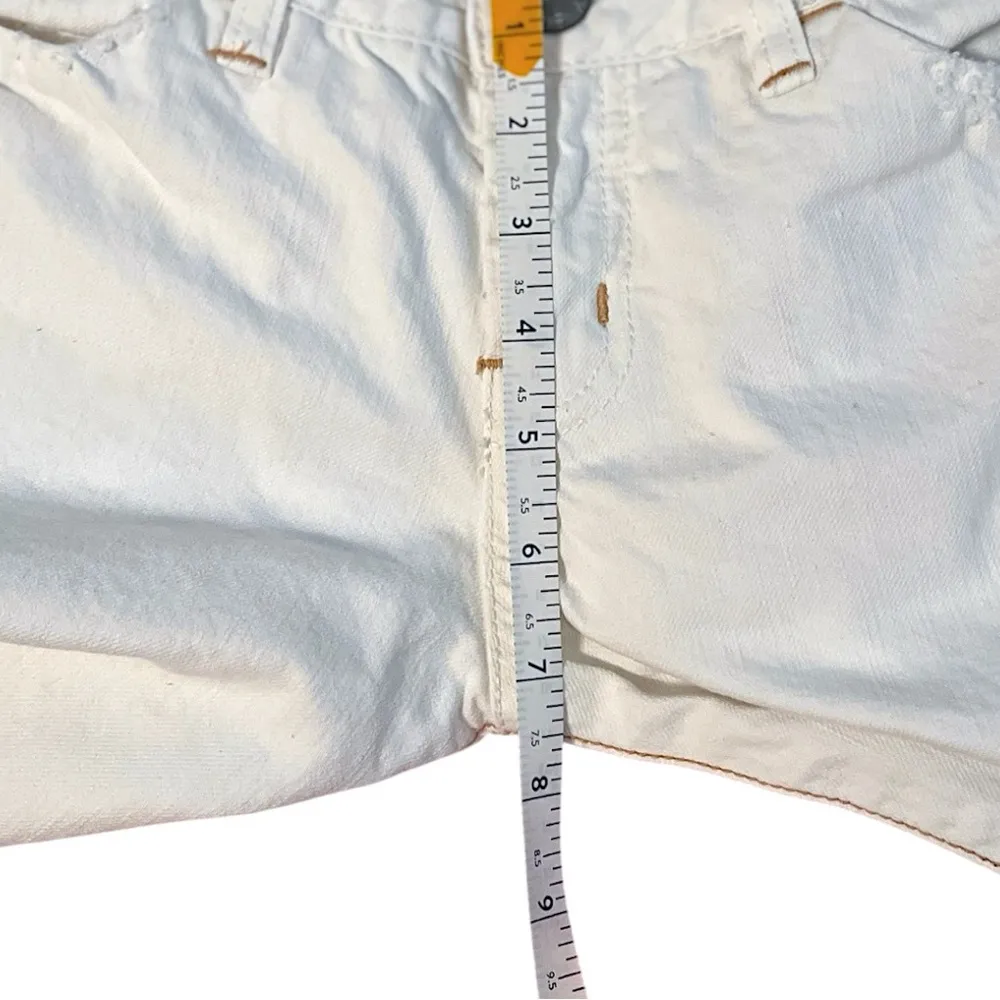 Vintage Y2K UNIONBAY Flare Wide Leg White Jeans Size 9‎ True Vintage Boho Hippie - Image 6