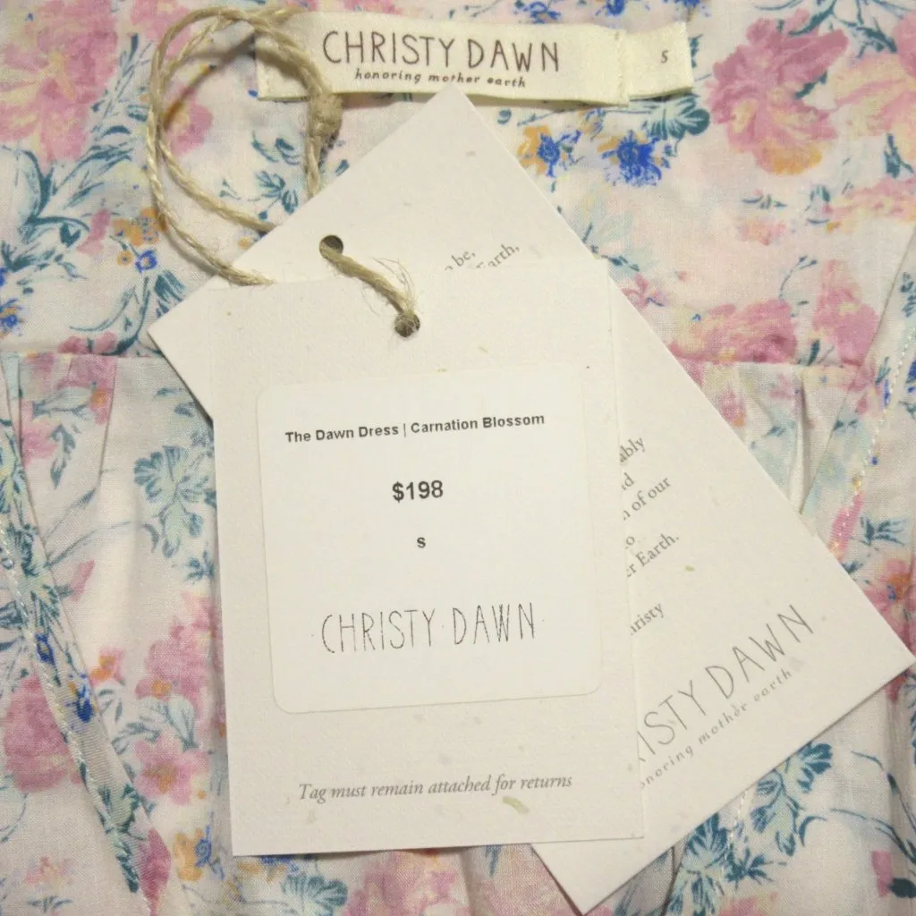NWT Christy Dawn The Dawn in Carnation Blossom Lightweight Midi Dress S $198 - Image 5