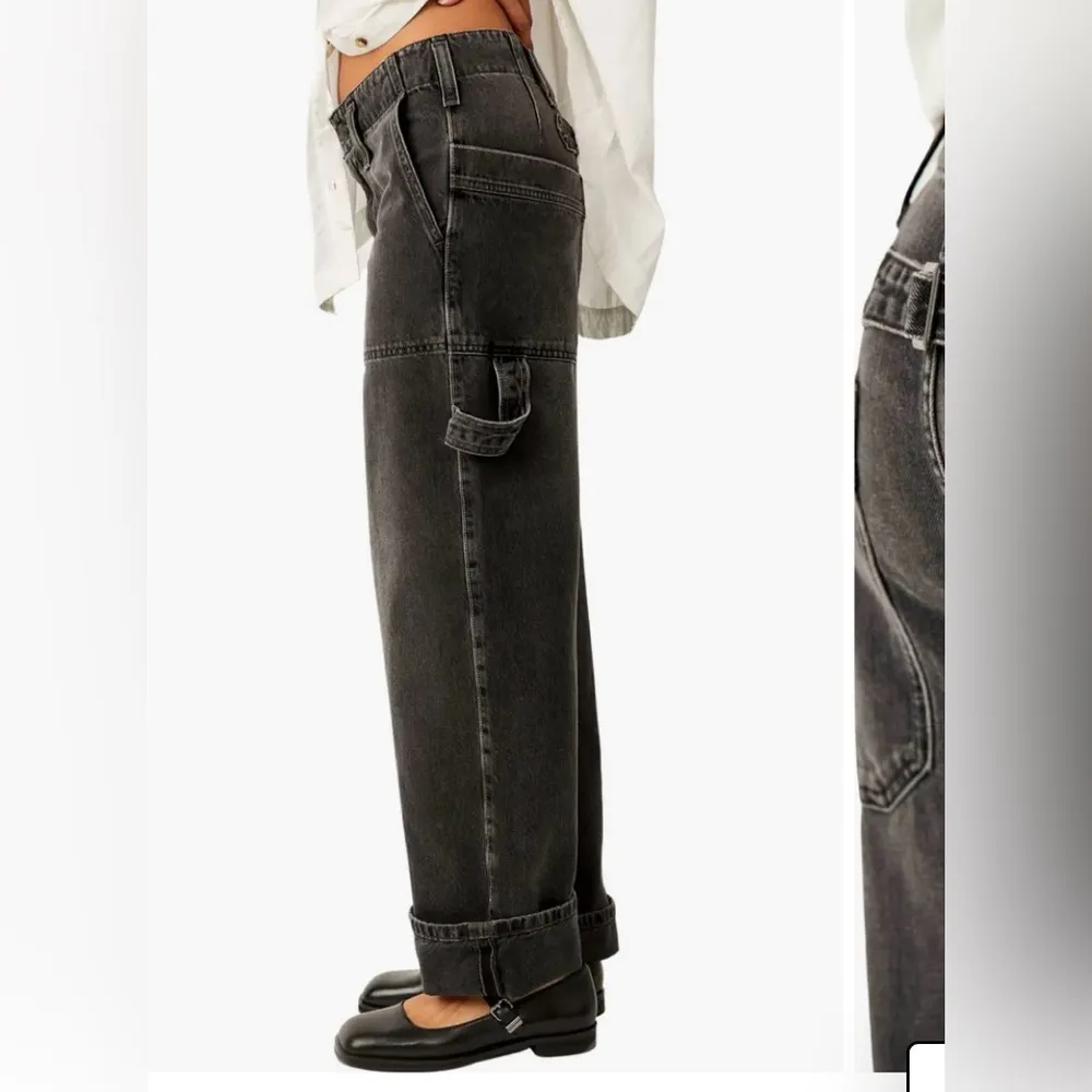 NWT We the Free Major Leagues Cargo Carpenter Faded  Jeans Size 24 - Image 3