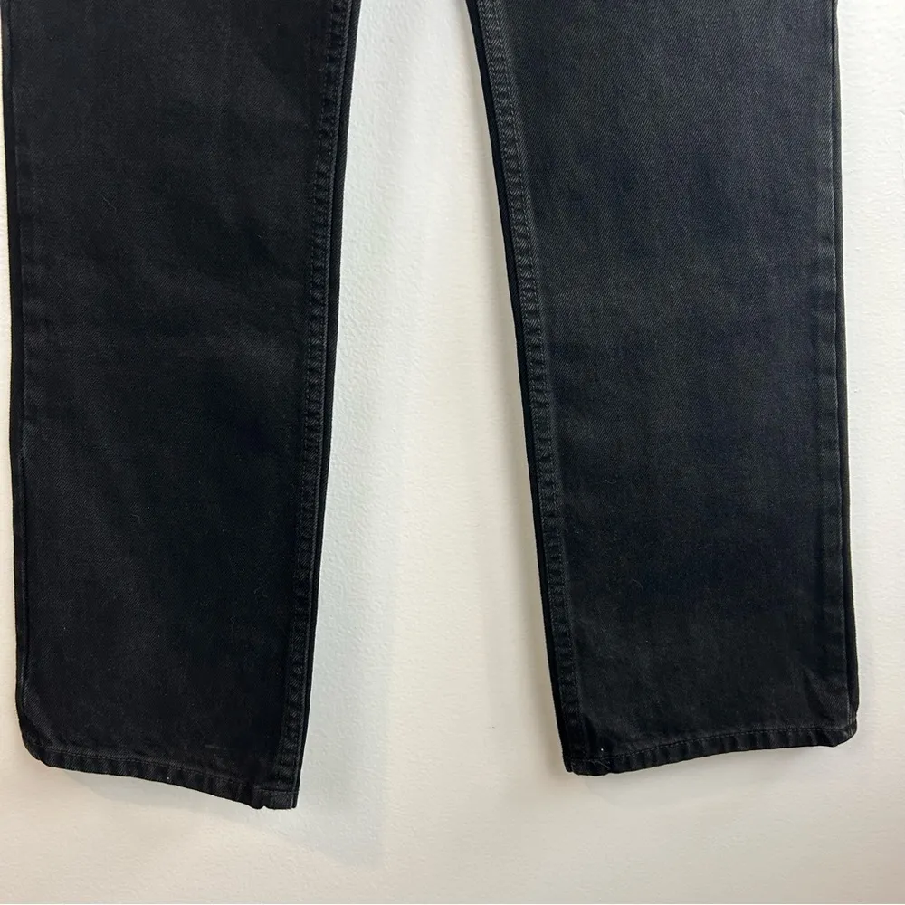 NWT Zara Black High Rise Button Fly Regular Length Ankle Jeans Size 2 - Image 9