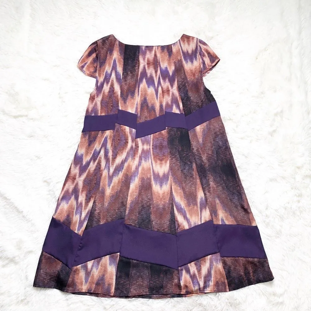 Jessica Simpson purple capsleeve babydoll dress XS - Image 3