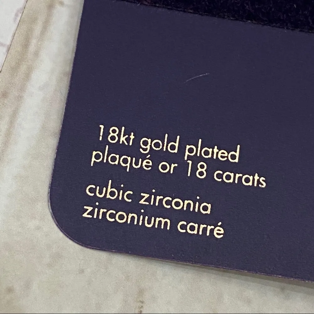 Claire’s Rose Gold 18Kt Gold Plated Small Earrings - Image 5