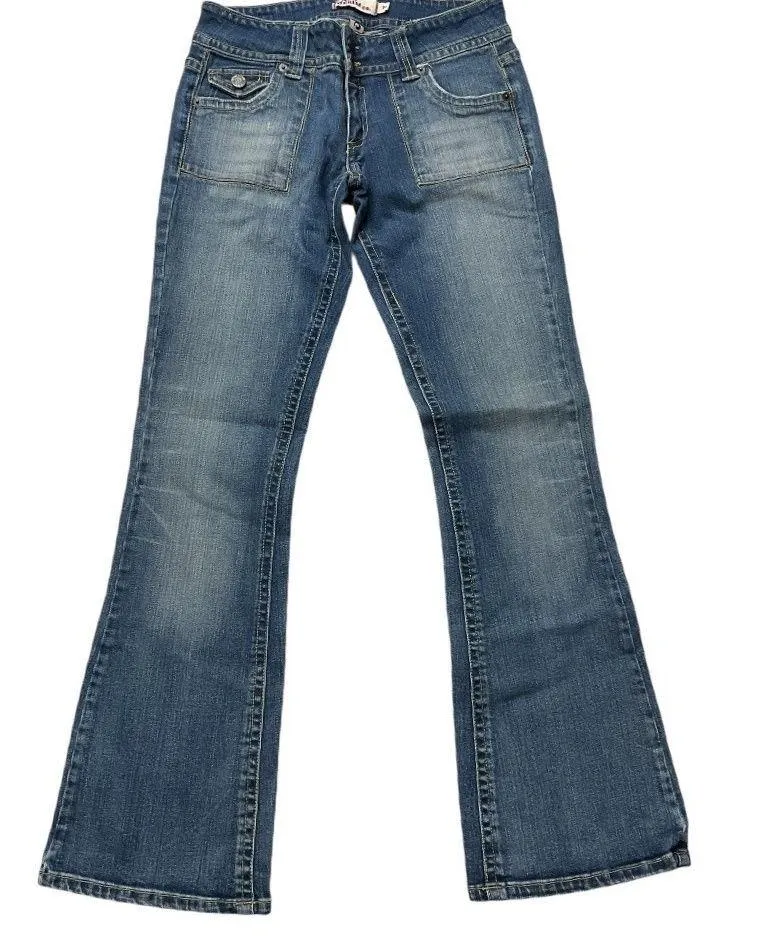 Kali Denim Co. Women's Low Rise Cotton Blend Bootcut Casual Denim Jeans Size 7 Blue - Image 1