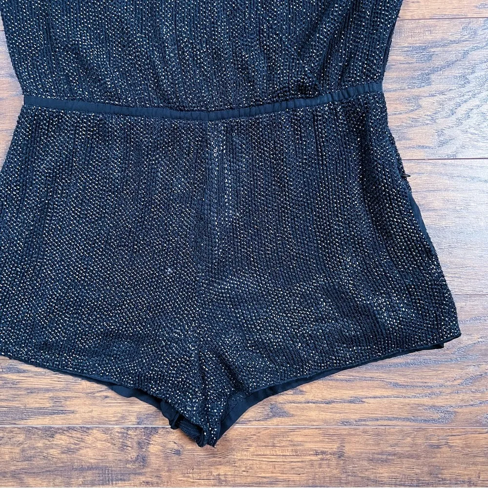 MLV by Maison La Vie • Brooklyn Beaded Romper black sequin playsuit sparkly - Image 7