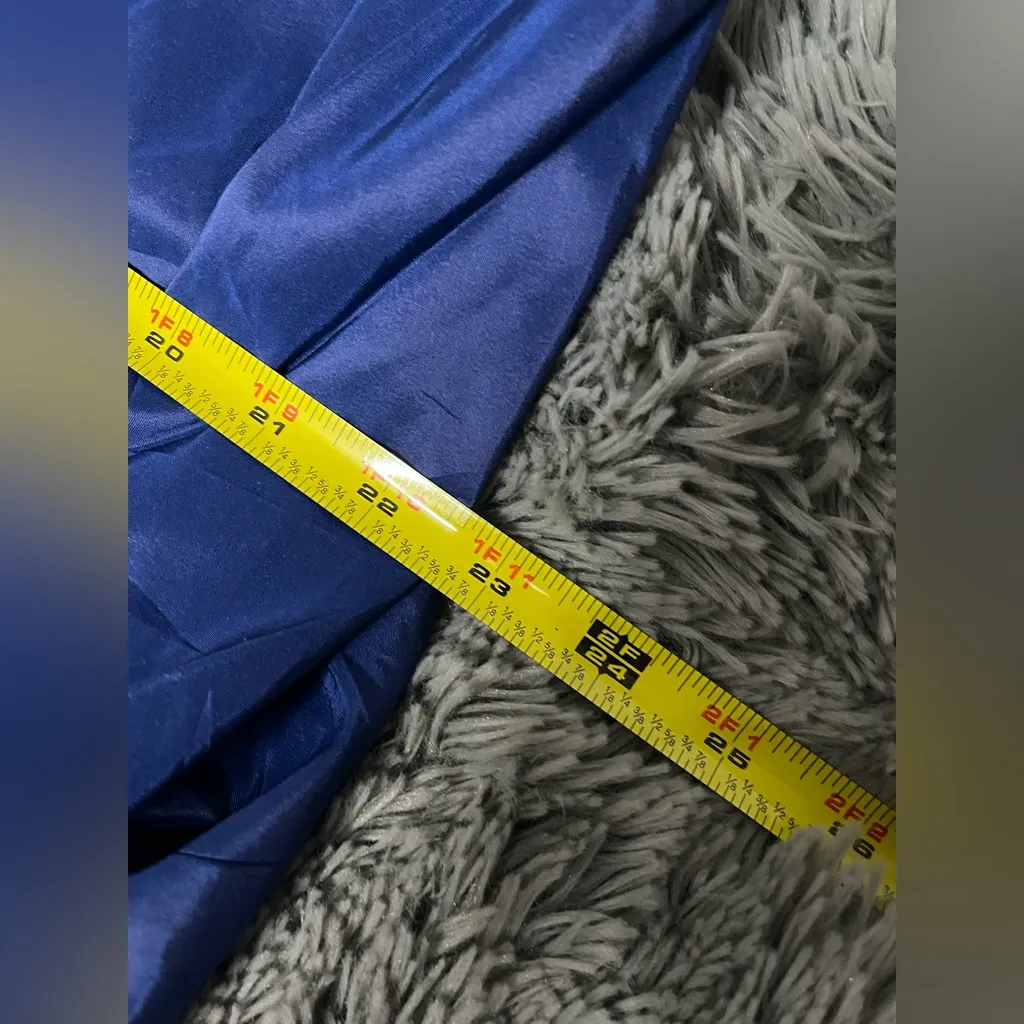 Pauw Amsterdam Women’s Royal Blue Asymmetrical Bubble Hem Silk Skirt Size undefined - Image 10