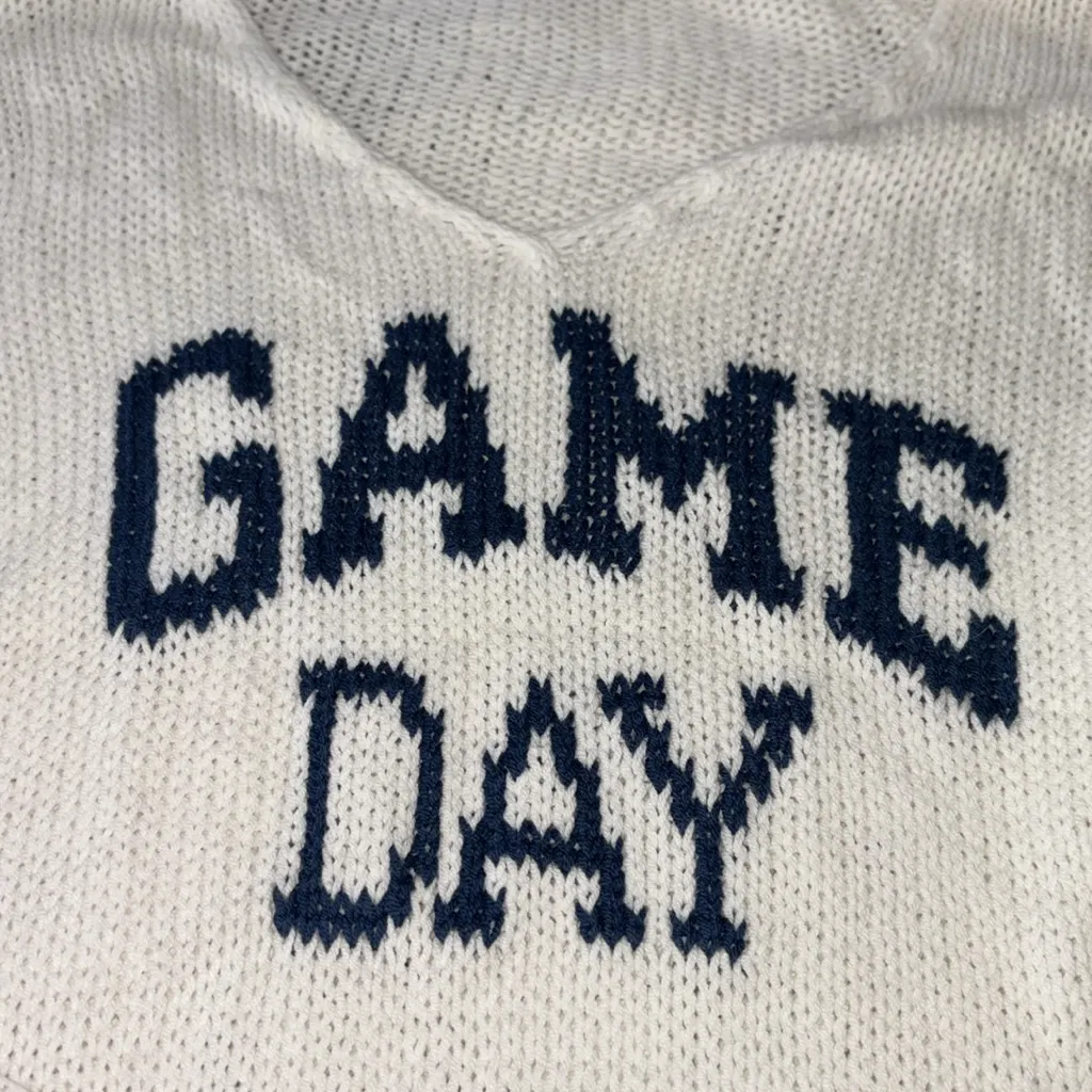 Wooden Ships Game Day Sweater S/M EUC - Image 6