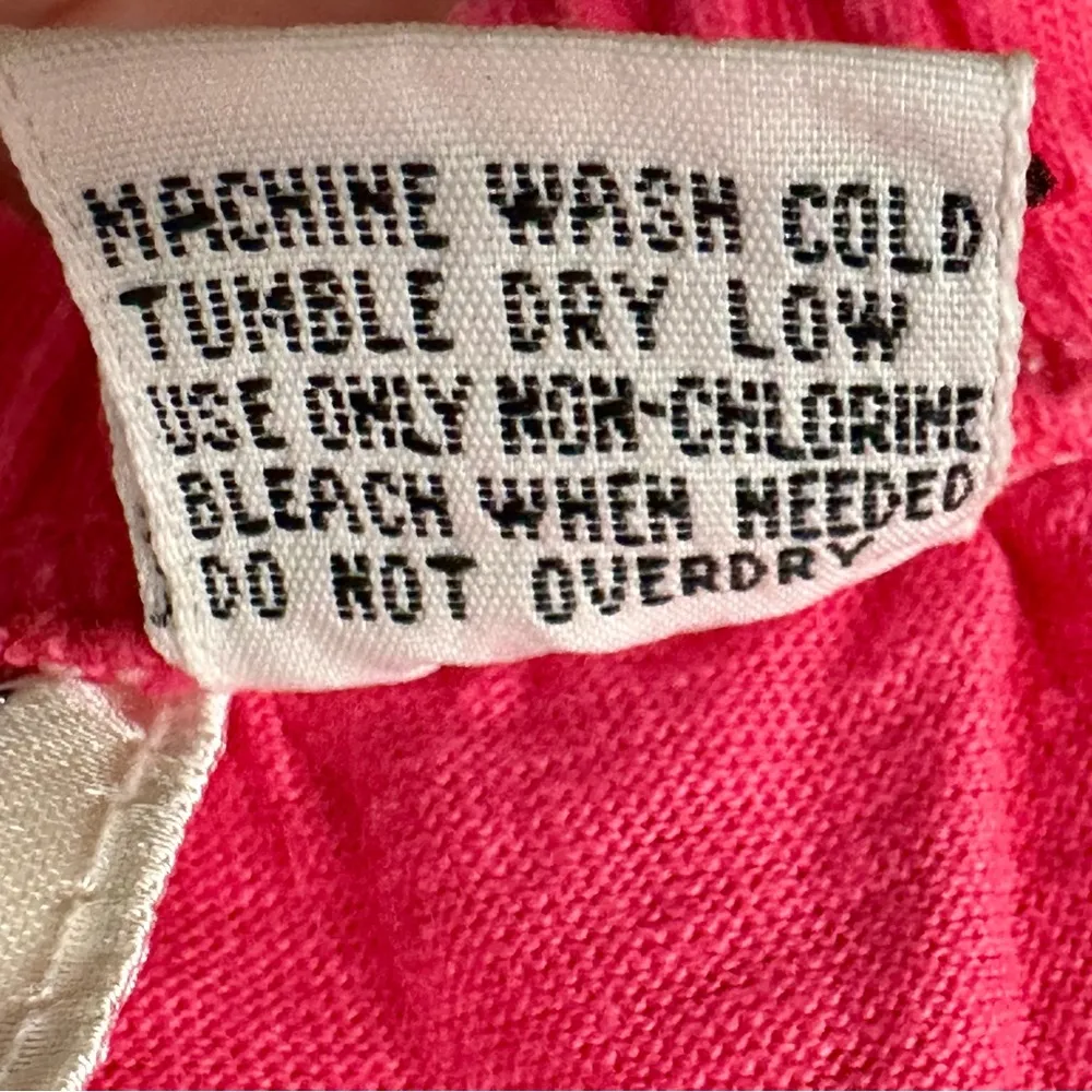 American Dream Two Piece Pajama Vintage 90s Pink Purple Stitching Cutie Play Set - Image 7