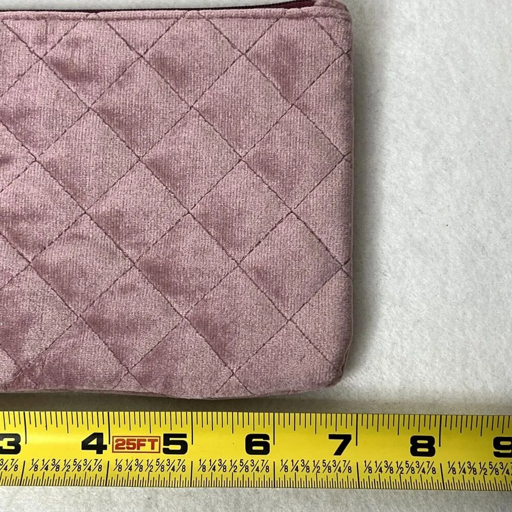 Pink Quilted Ipsy Makeup Bag - Image 5