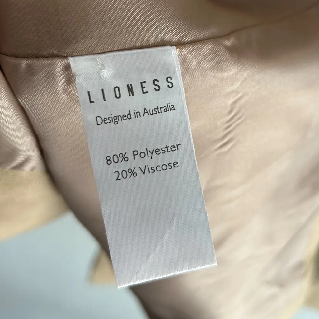 Lioness Welcome to the Jungle Boxy Blazer Tan NWT Oversized - Image 5