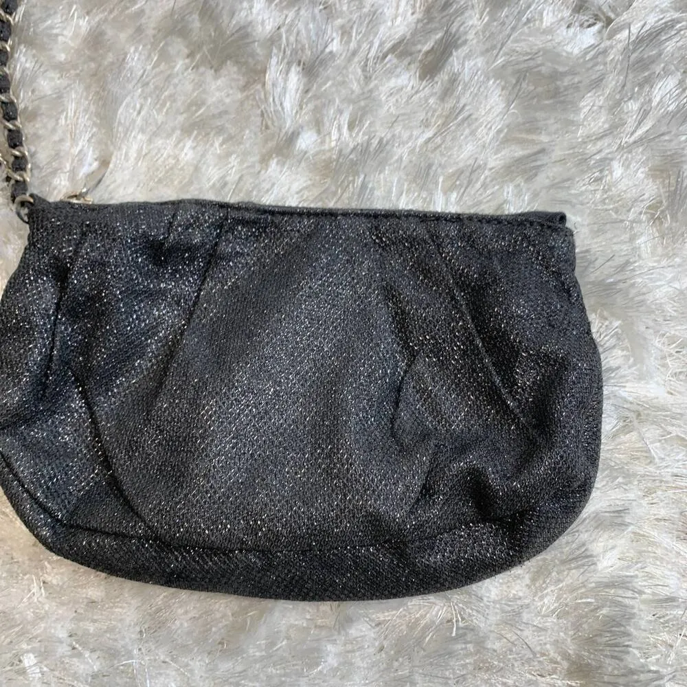 Black Sparkly Express Wristlet Bag Miniature Going Out - Image 2
