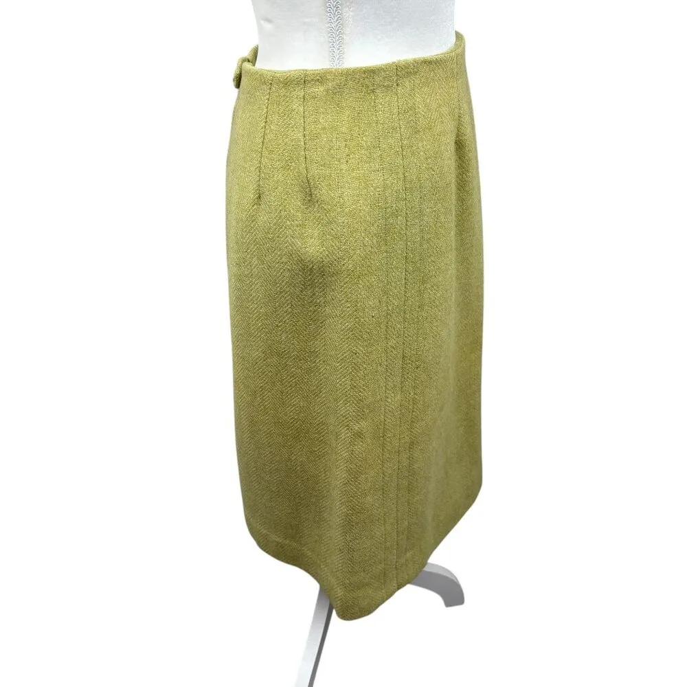 Vintage Donnkenny skirt, size 15/16,  classic, dressy, office, neutral - Image 3