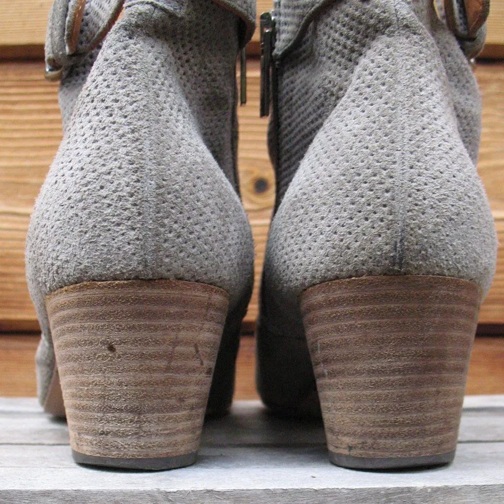 Aquatalia Perforated Ankle Boots - Image 6