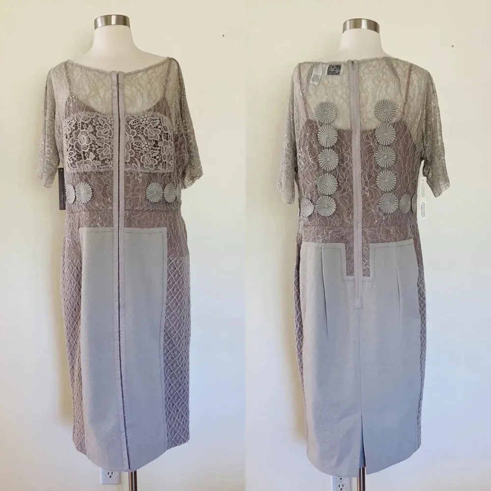 Anthropologie Byron Lars Carissima Sheath Dress Size 8 NWT $258 - Image 4