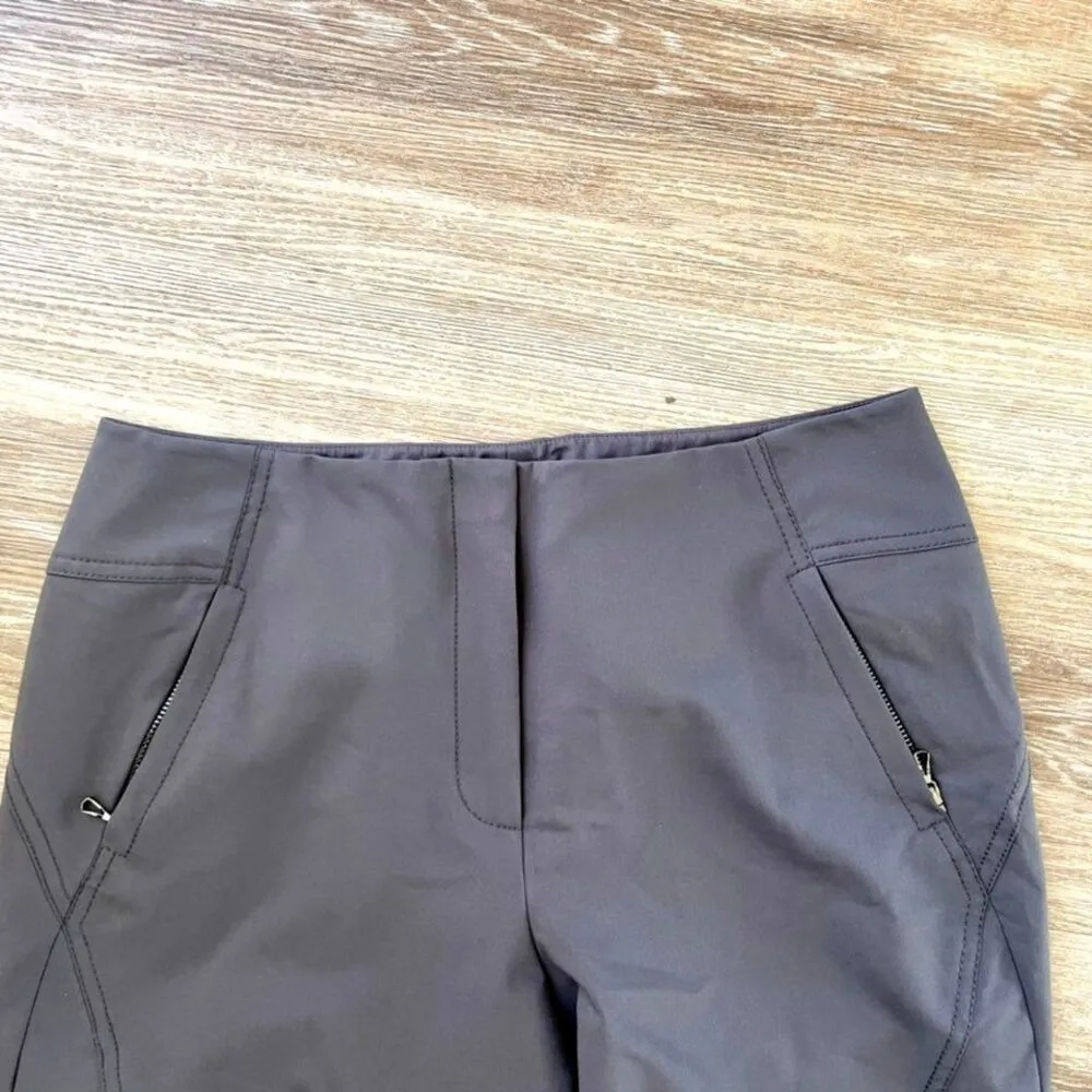 Magaschoni collection grey pants with bottom zipper - Image 7