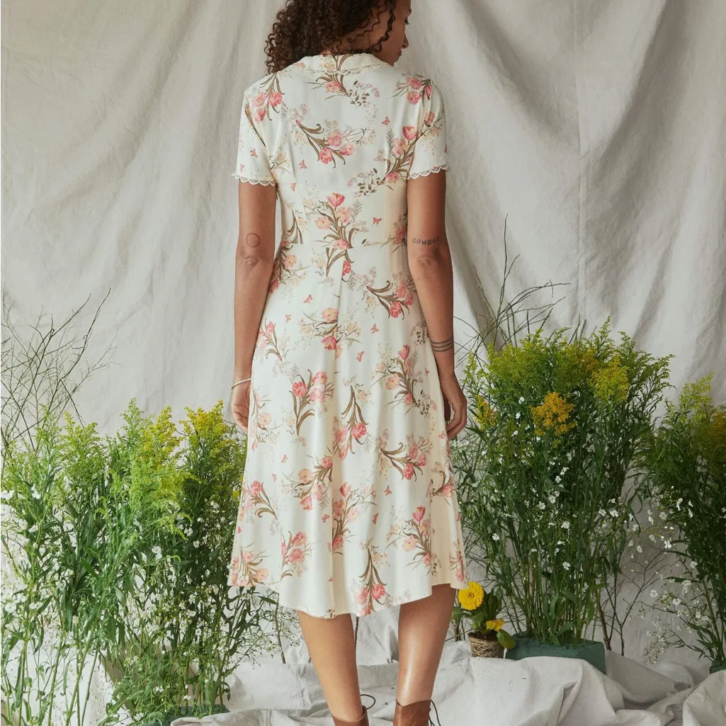 Christy Dawn The Sebastian Dress Floral Vintage Midi - Image 4
